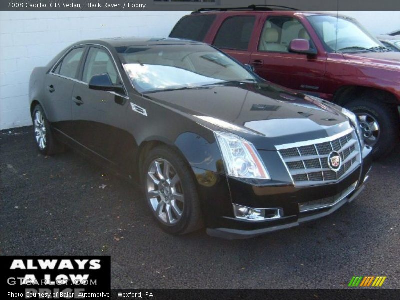 Black Raven / Ebony 2008 Cadillac CTS Sedan