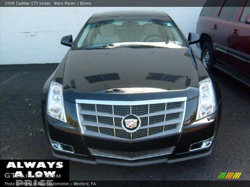 Black Raven / Ebony 2008 Cadillac CTS Sedan