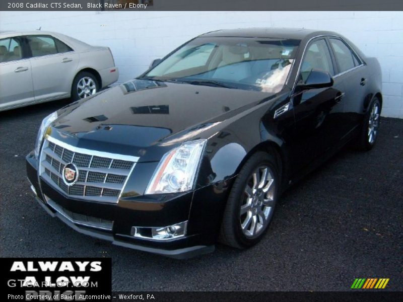 Black Raven / Ebony 2008 Cadillac CTS Sedan