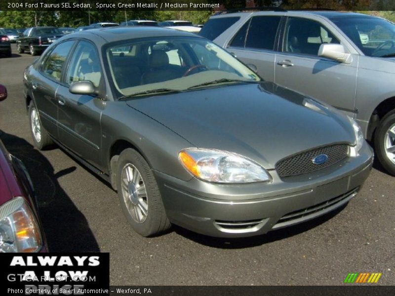Spruce Green Metallic / Medium Parchment 2004 Ford Taurus SEL Sedan