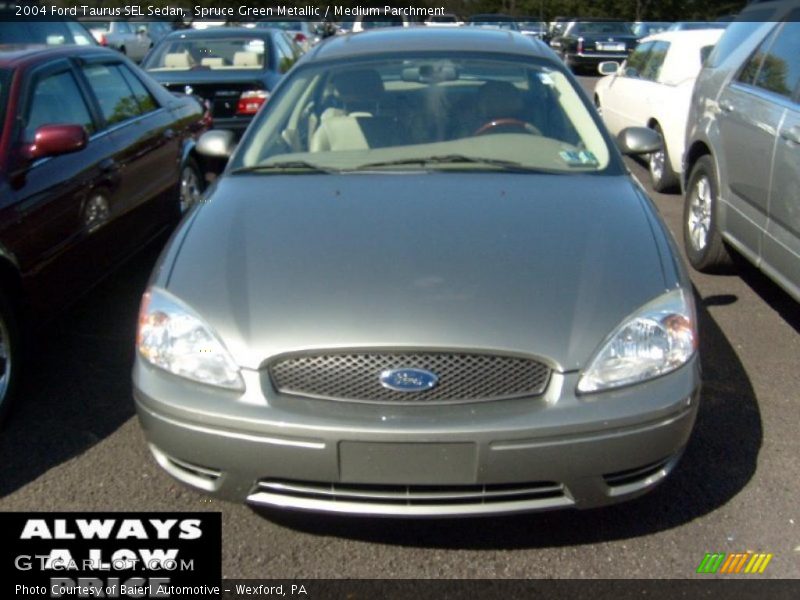 Spruce Green Metallic / Medium Parchment 2004 Ford Taurus SEL Sedan