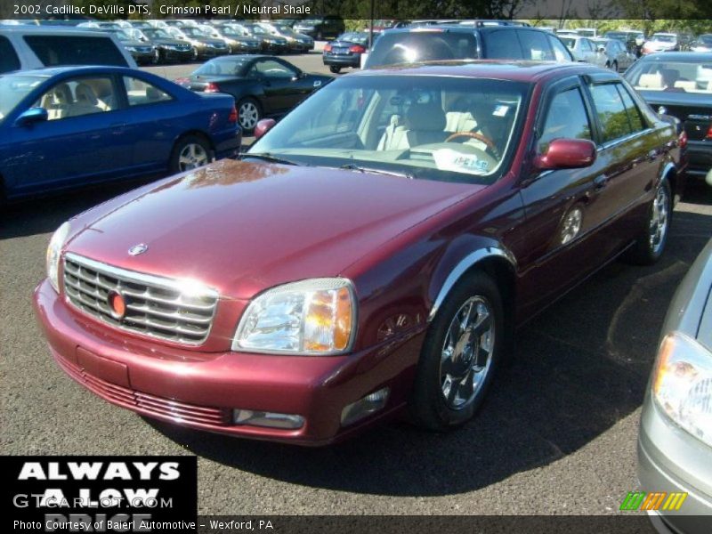 Crimson Pearl / Neutral Shale 2002 Cadillac DeVille DTS
