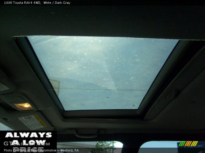 White / Dark Gray 1998 Toyota RAV4 4WD