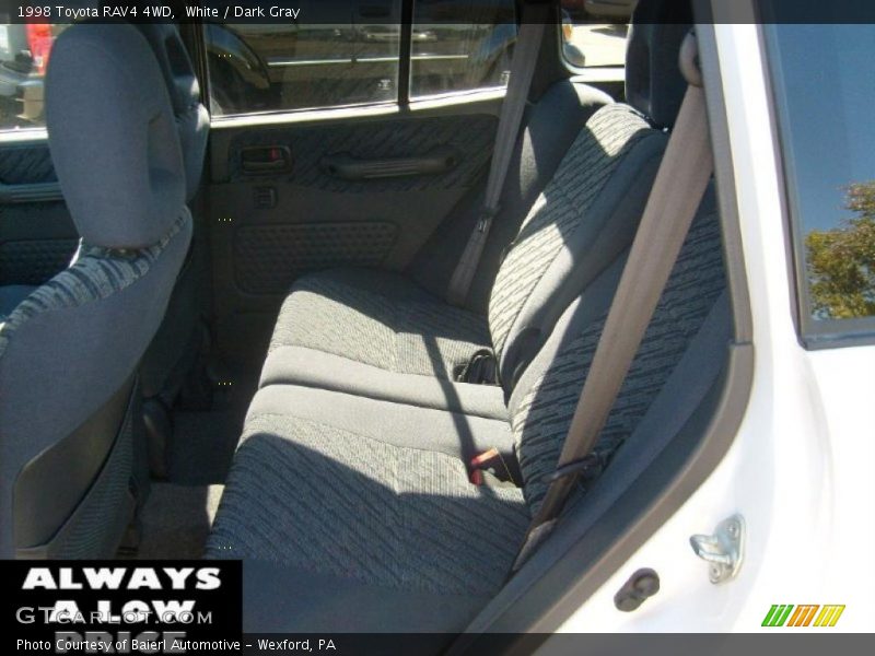 White / Dark Gray 1998 Toyota RAV4 4WD