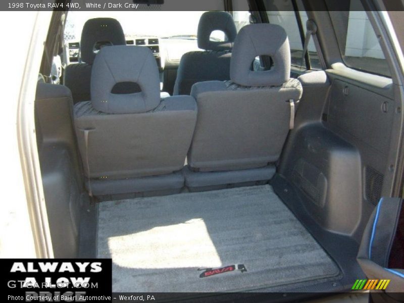 White / Dark Gray 1998 Toyota RAV4 4WD