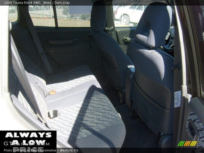 White / Dark Gray 1998 Toyota RAV4 4WD