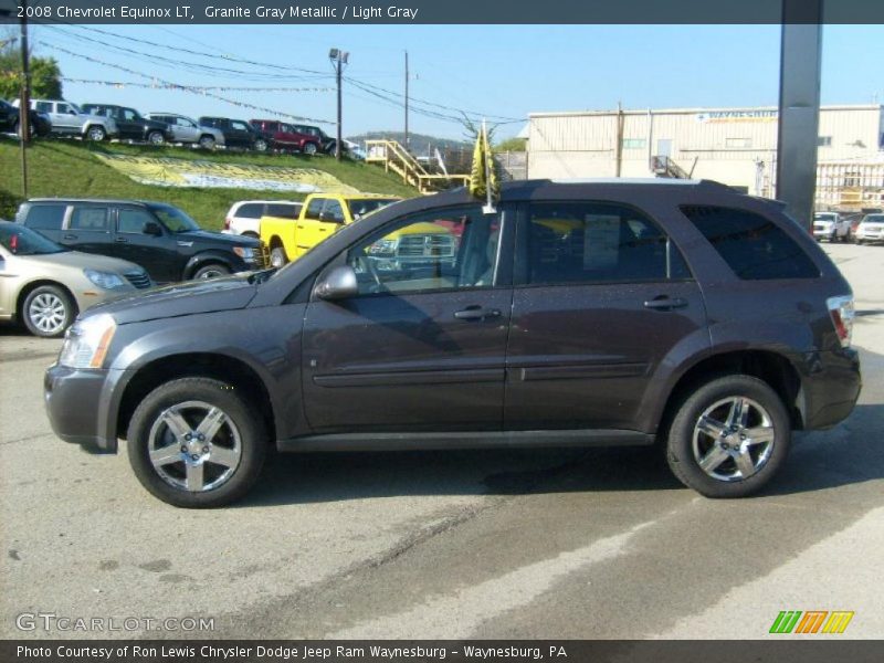 Granite Gray Metallic / Light Gray 2008 Chevrolet Equinox LT
