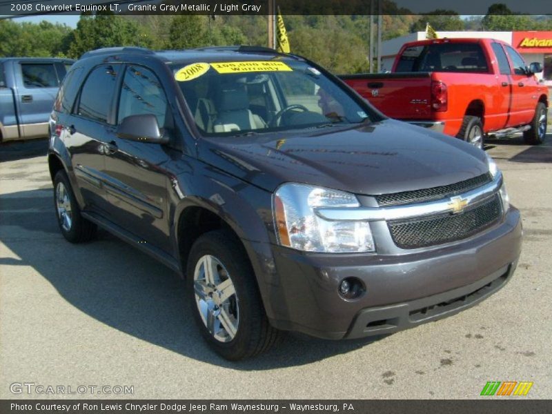 Granite Gray Metallic / Light Gray 2008 Chevrolet Equinox LT