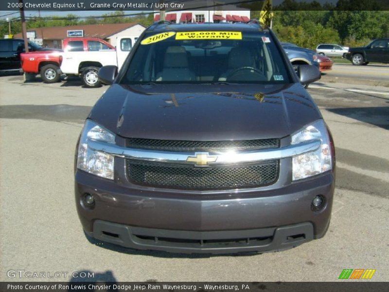 Granite Gray Metallic / Light Gray 2008 Chevrolet Equinox LT