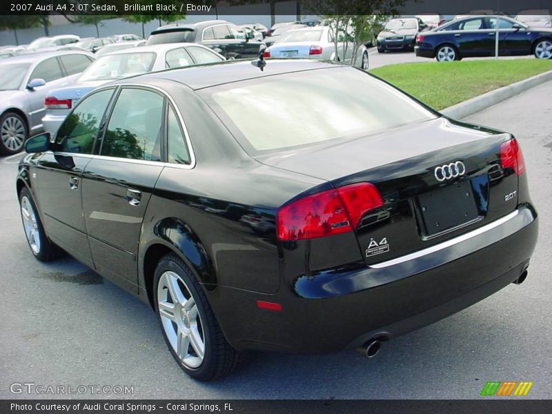 Brilliant Black / Ebony 2007 Audi A4 2.0T Sedan