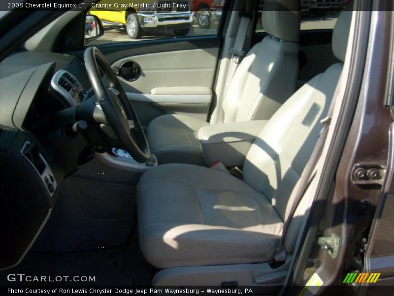 Granite Gray Metallic / Light Gray 2008 Chevrolet Equinox LT