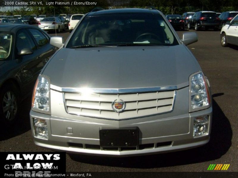 Light Platinum / Ebony/Ebony 2008 Cadillac SRX V6