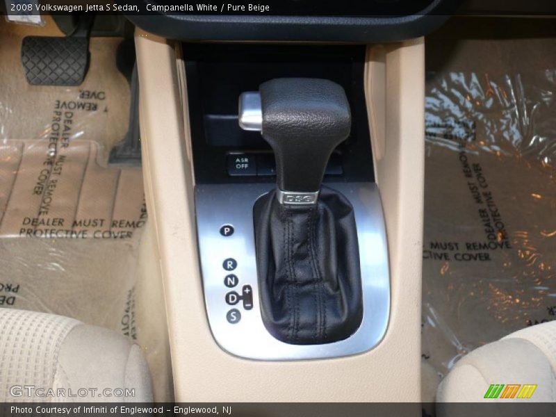 Campanella White / Pure Beige 2008 Volkswagen Jetta S Sedan