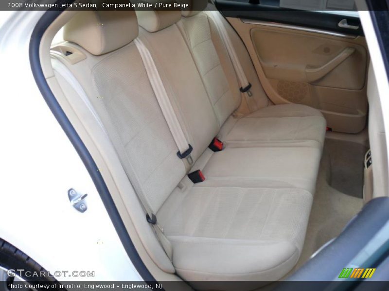 Campanella White / Pure Beige 2008 Volkswagen Jetta S Sedan