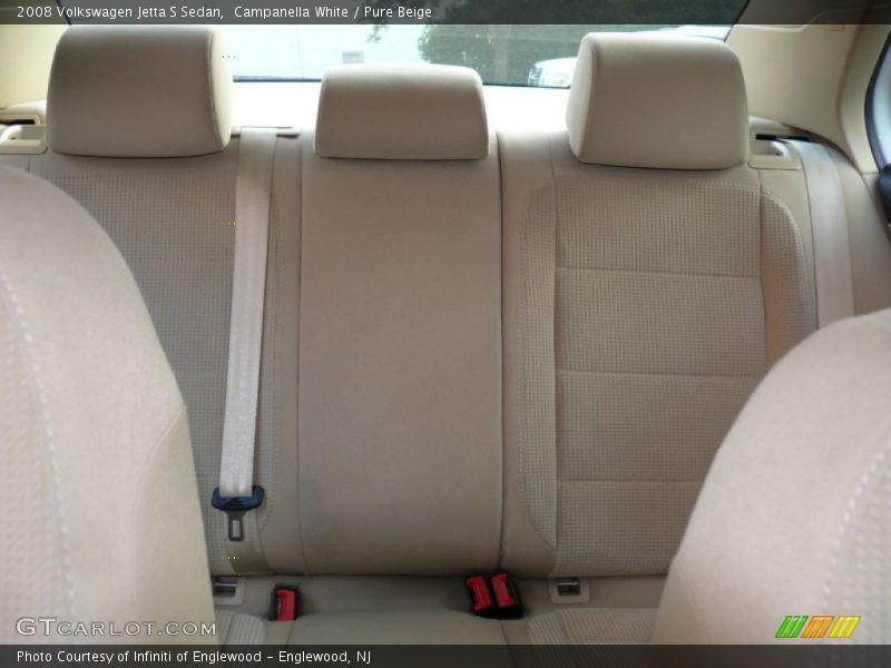 Campanella White / Pure Beige 2008 Volkswagen Jetta S Sedan