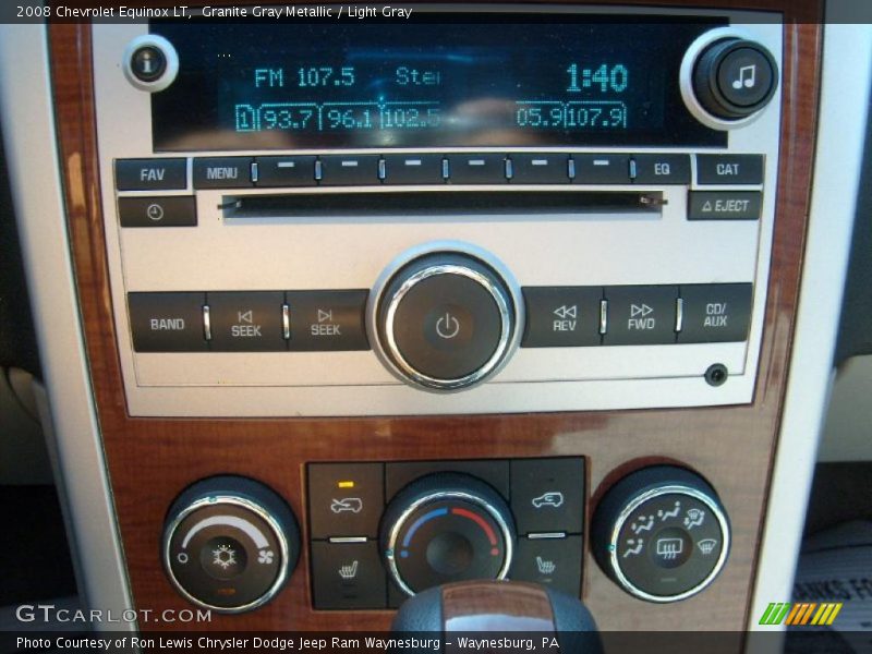 Granite Gray Metallic / Light Gray 2008 Chevrolet Equinox LT