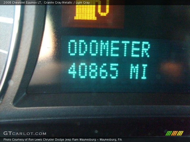 Granite Gray Metallic / Light Gray 2008 Chevrolet Equinox LT