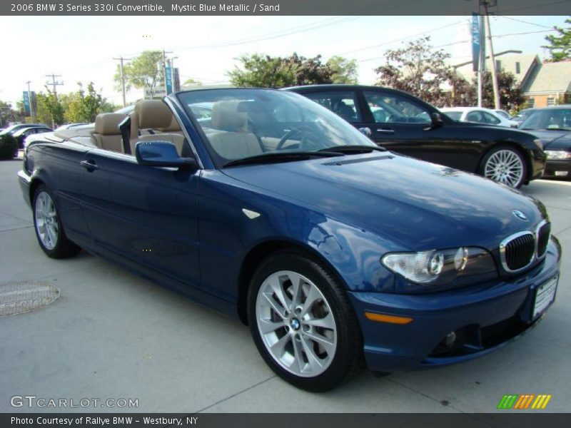 Mystic Blue Metallic / Sand 2006 BMW 3 Series 330i Convertible