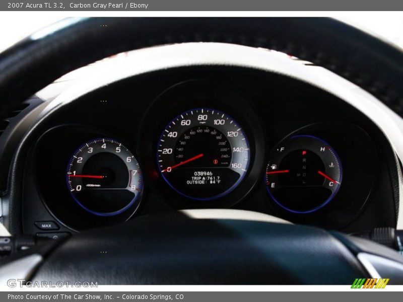 Carbon Gray Pearl / Ebony 2007 Acura TL 3.2