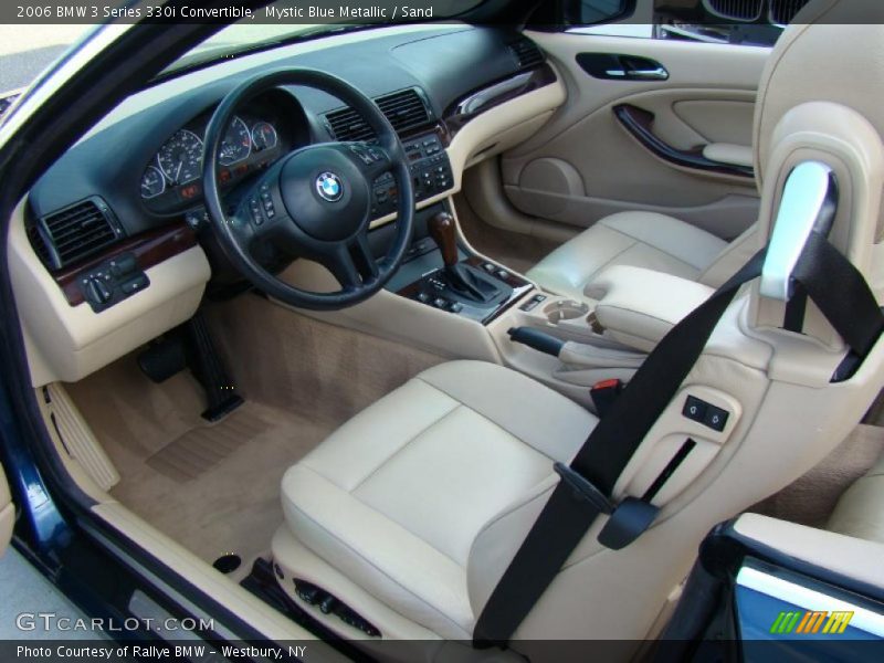 Mystic Blue Metallic / Sand 2006 BMW 3 Series 330i Convertible