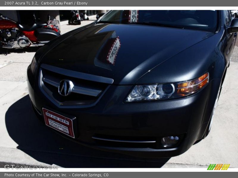 Carbon Gray Pearl / Ebony 2007 Acura TL 3.2