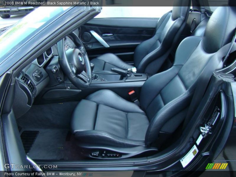 Black Sapphire Metallic / Black 2008 BMW M Roadster