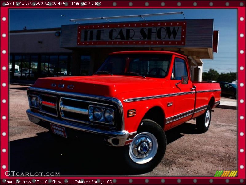 Flame Red / Black 1971 GMC C/K 2500 K2500 4x4