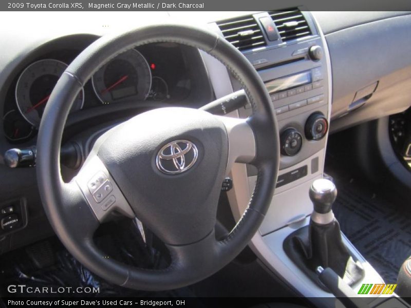 Magnetic Gray Metallic / Dark Charcoal 2009 Toyota Corolla XRS