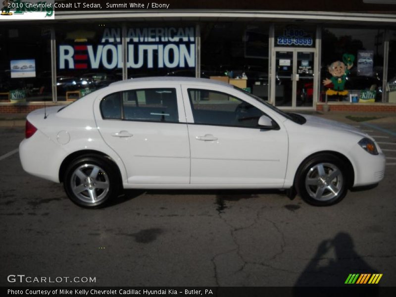 Summit White / Ebony 2010 Chevrolet Cobalt LT Sedan