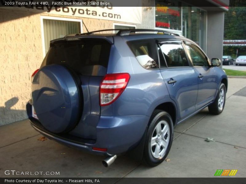 Pacific Blue Metallic / Sand Beige 2009 Toyota RAV4 4WD