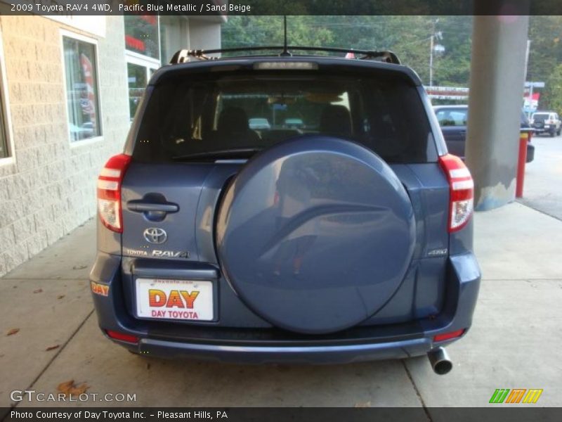 Pacific Blue Metallic / Sand Beige 2009 Toyota RAV4 4WD