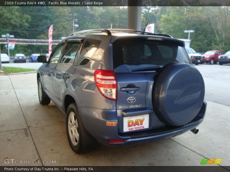 Pacific Blue Metallic / Sand Beige 2009 Toyota RAV4 4WD