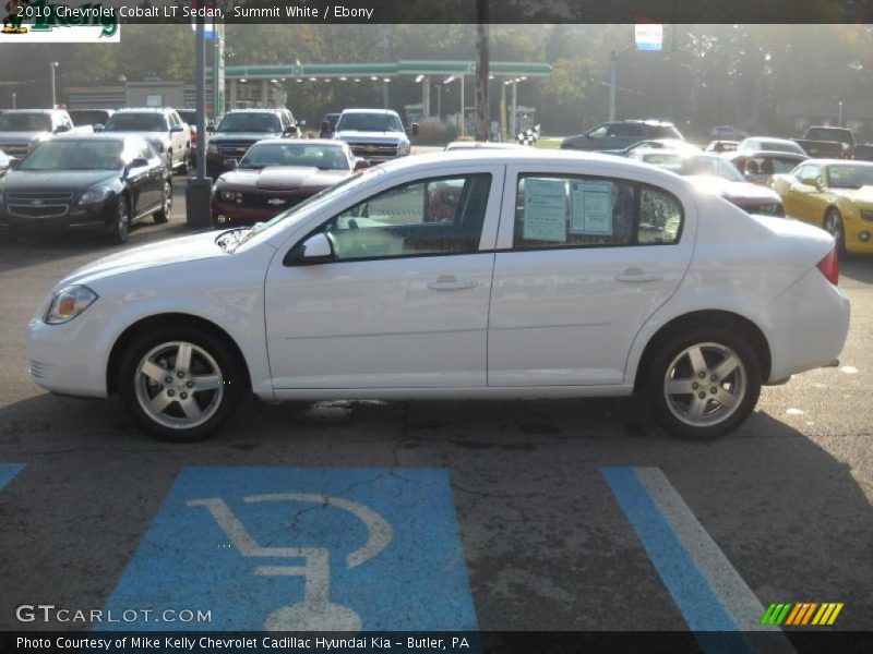 Summit White / Ebony 2010 Chevrolet Cobalt LT Sedan