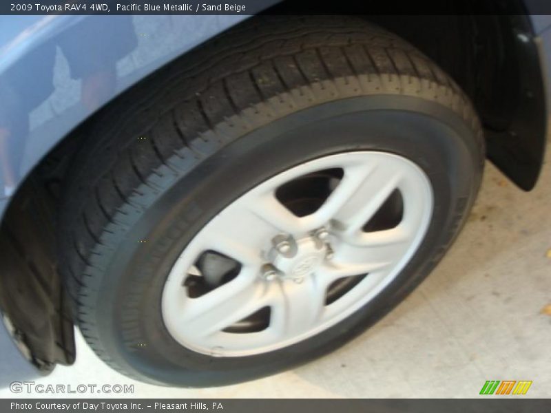 Pacific Blue Metallic / Sand Beige 2009 Toyota RAV4 4WD