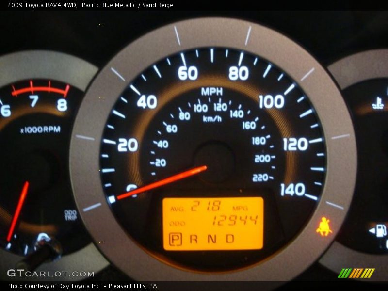 Pacific Blue Metallic / Sand Beige 2009 Toyota RAV4 4WD