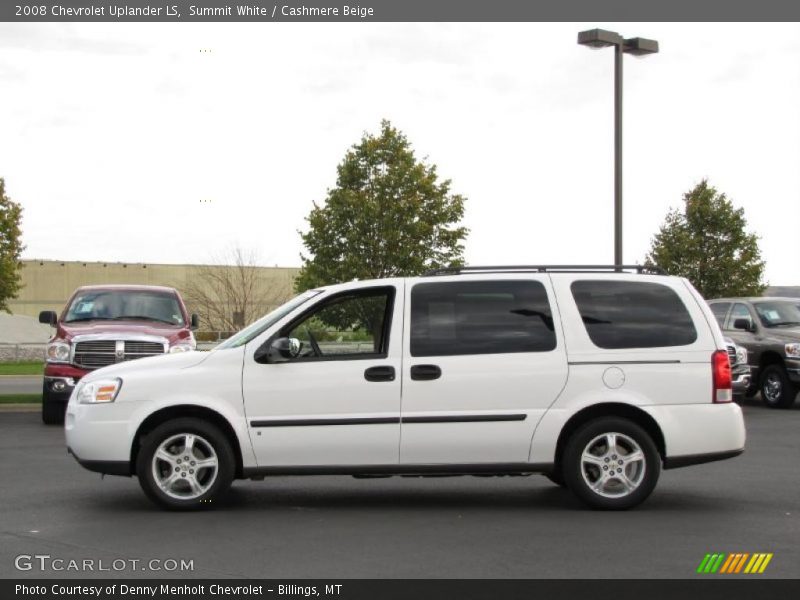 Summit White / Cashmere Beige 2008 Chevrolet Uplander LS