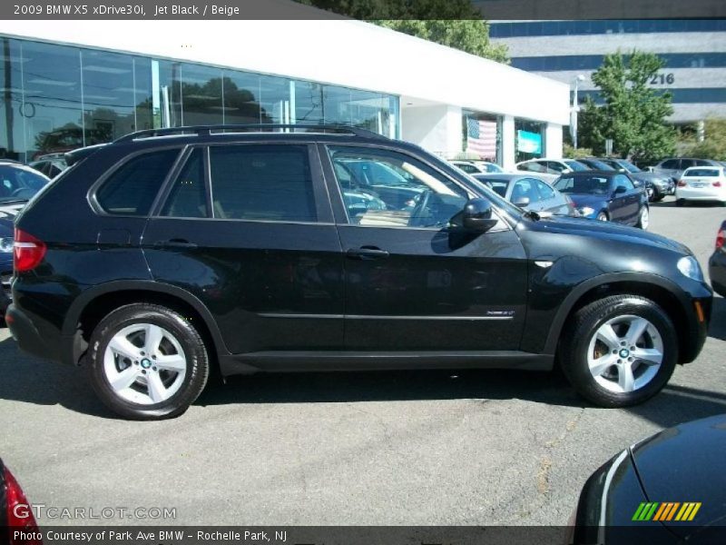 Jet Black / Beige 2009 BMW X5 xDrive30i