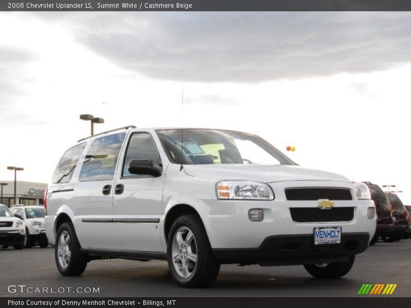 Summit White / Cashmere Beige 2008 Chevrolet Uplander LS