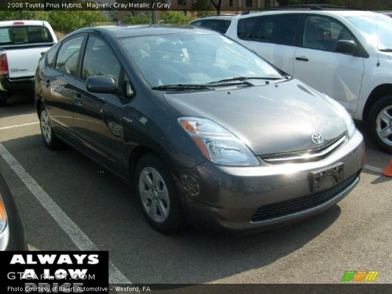 Magnetic Gray Metallic / Gray 2008 Toyota Prius Hybrid