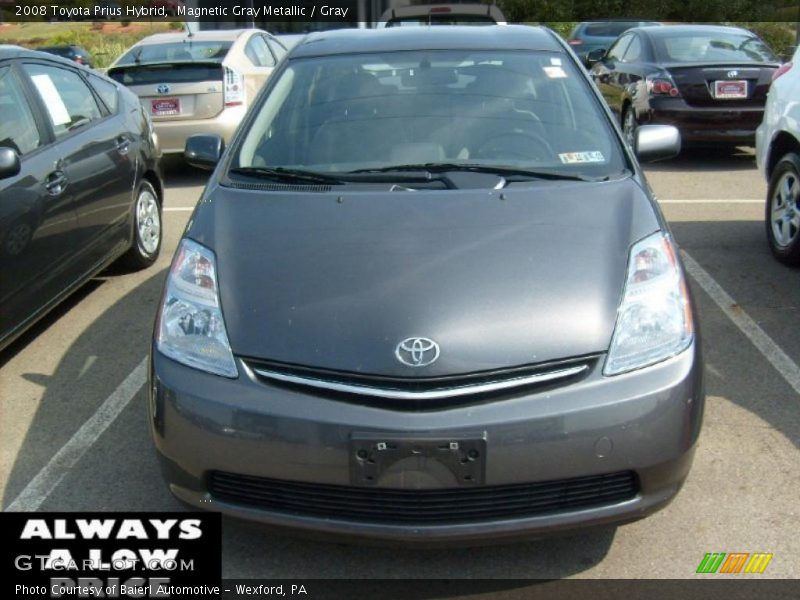 Magnetic Gray Metallic / Gray 2008 Toyota Prius Hybrid