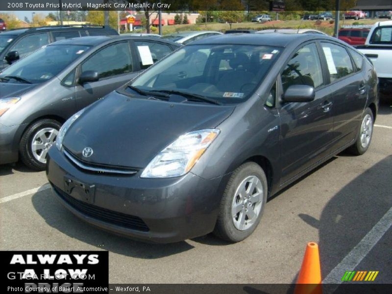 Magnetic Gray Metallic / Gray 2008 Toyota Prius Hybrid