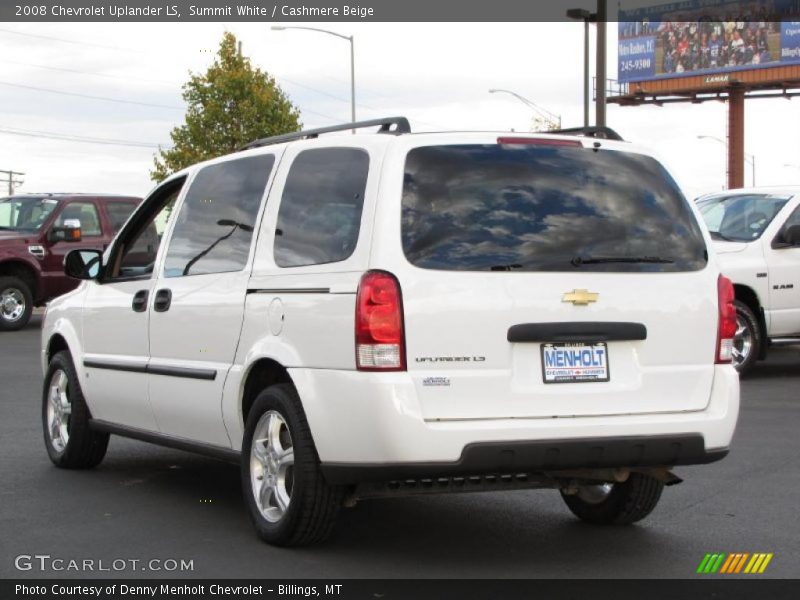 Summit White / Cashmere Beige 2008 Chevrolet Uplander LS