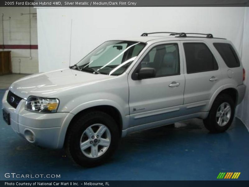 Silver Metallic / Medium/Dark Flint Grey 2005 Ford Escape Hybrid 4WD