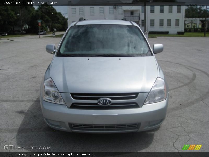 Silver / Gray 2007 Kia Sedona EX