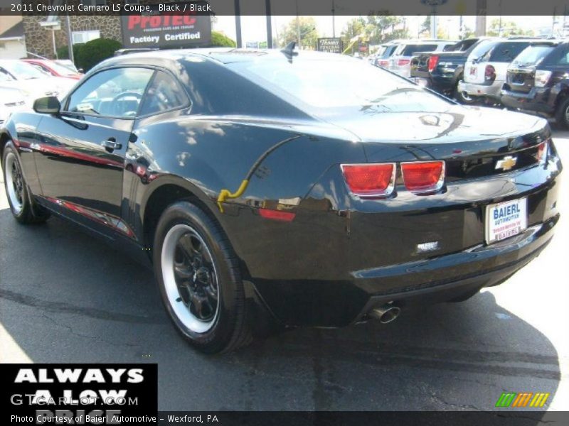 Black / Black 2011 Chevrolet Camaro LS Coupe