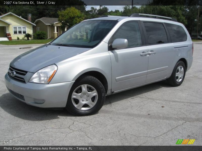 Silver / Gray 2007 Kia Sedona EX