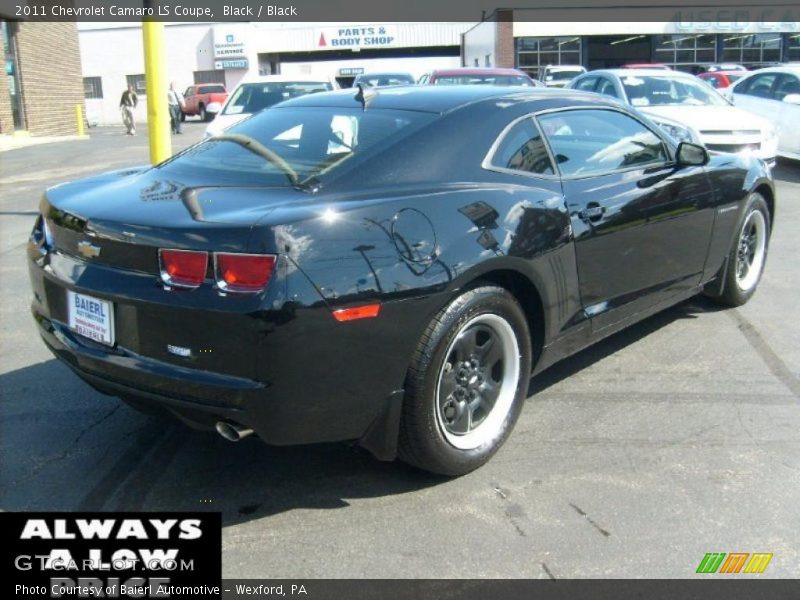Black / Black 2011 Chevrolet Camaro LS Coupe