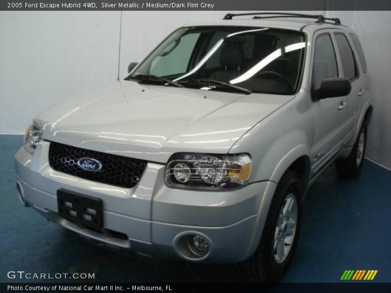 Silver Metallic / Medium/Dark Flint Grey 2005 Ford Escape Hybrid 4WD