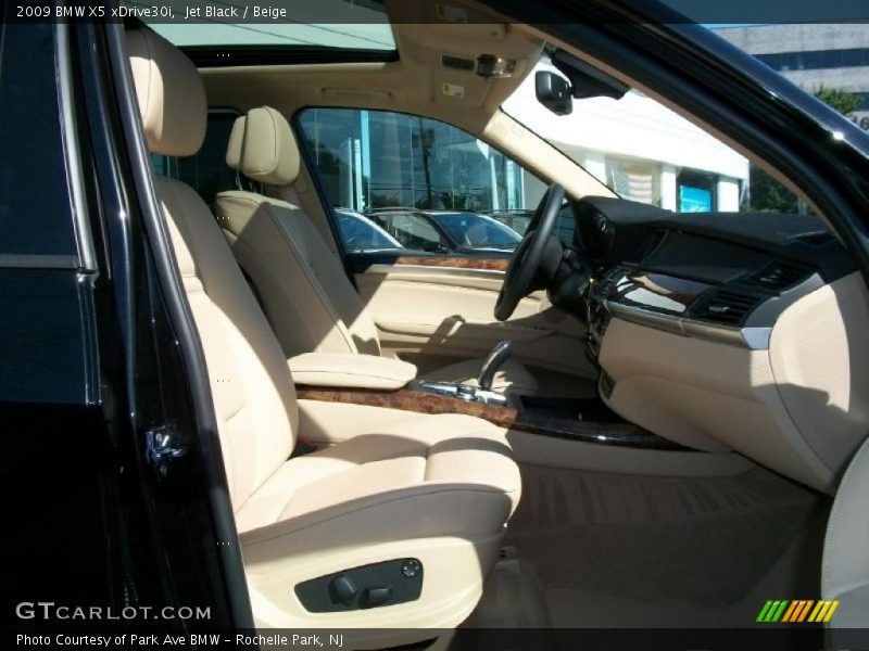 Jet Black / Beige 2009 BMW X5 xDrive30i