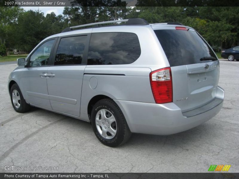 Silver / Gray 2007 Kia Sedona EX